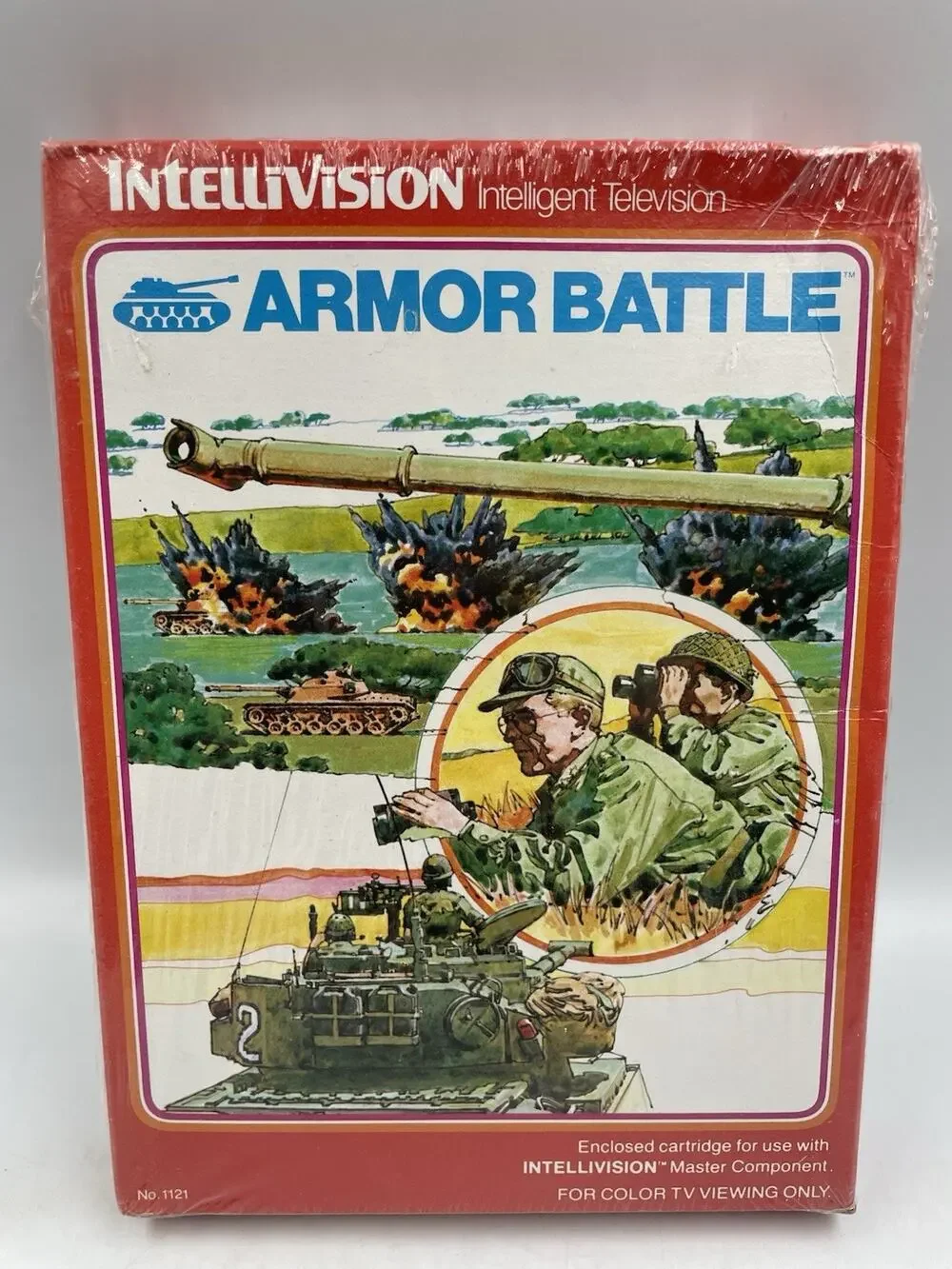 Armor Battle - Intellivision Mattel 1979 Factory Sealed/Shrinkwrap
